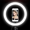 RGB Ring Light with 1 Phone Holder, Tripod and Remote Control