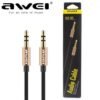 AWEI Audio Cable Gold 3.5mm to 3.5mm Headphones Jack