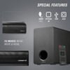 VOLKANO Original X Shockwave Series 120W 2.1 Soundbar-VKX-3906-2.1
