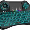 QWERTY 2.4GHz Mini Wireless Keyboard with Backlight & Touchpad & Multimedia Control for Smartphones PC Android TV BOX Player 2.4GHz Mini Wireless Keyboard with Backlight & Touchpad & Multimedia Control for Smartphones PC Android TV BOX Player