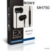 SONY Stereo Headphones MH-750 – Black & Gold with Mic & Remote