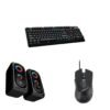 Bundle Offer : PORODO Mechanical Gaming Keyboard with PORODO wired Gaming Speakers and Vertux Mouse