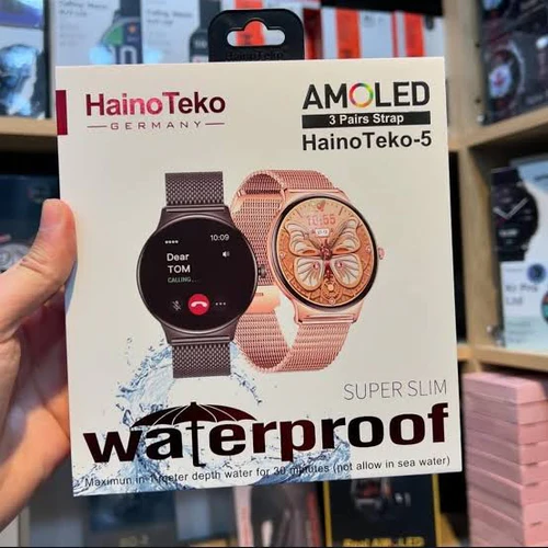 Haino Teko Original HT-5 Super Slim Waterproof Smartwatch with 6 Straps