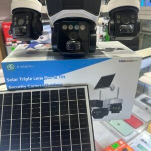O-KAM Pro Original Solar Triple Lens Pan & Tilt IP68 IP Waterproof Outdoor Camera