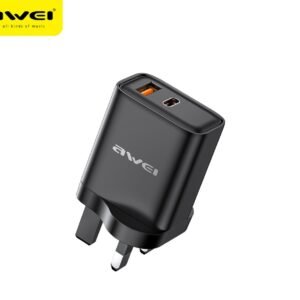 AWEI Original 45Watt Fast Charger Dual USB Type A & Type C Power Adaptor for Samsung S25/S25 ultra